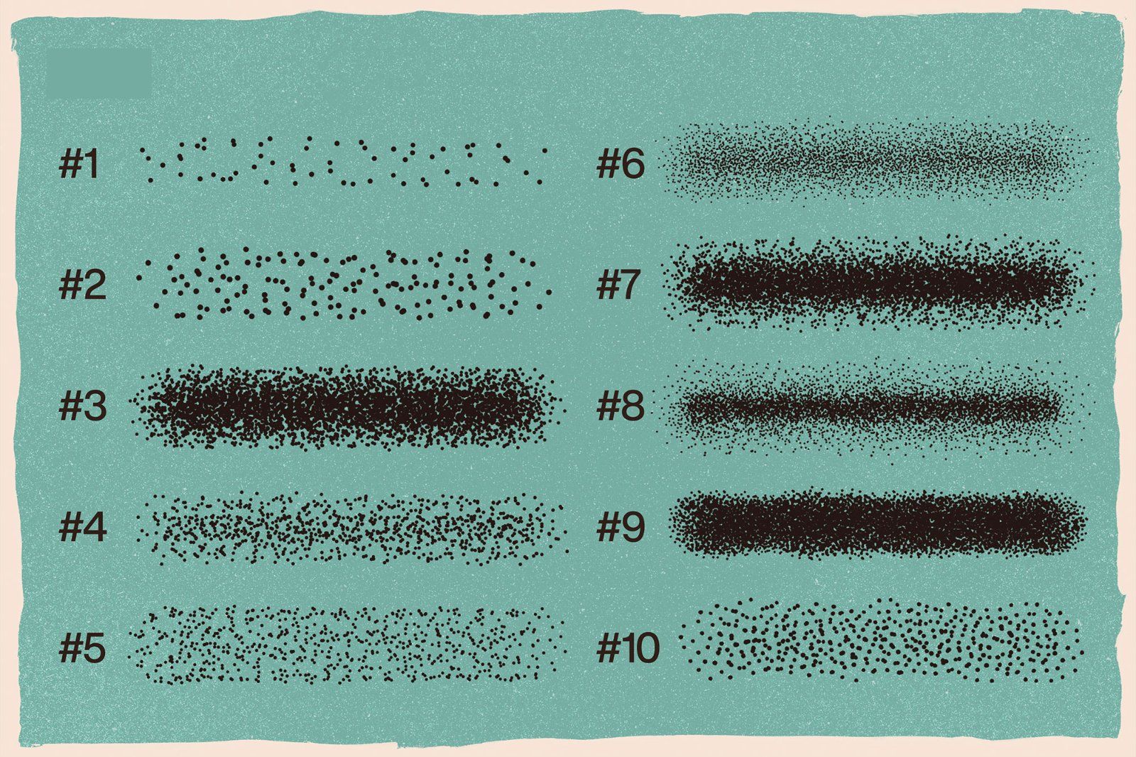 100 Premium Stipple and Grain  Brush set for  Photoshop, Texture Brush, Comic Book illustrations, — image 2