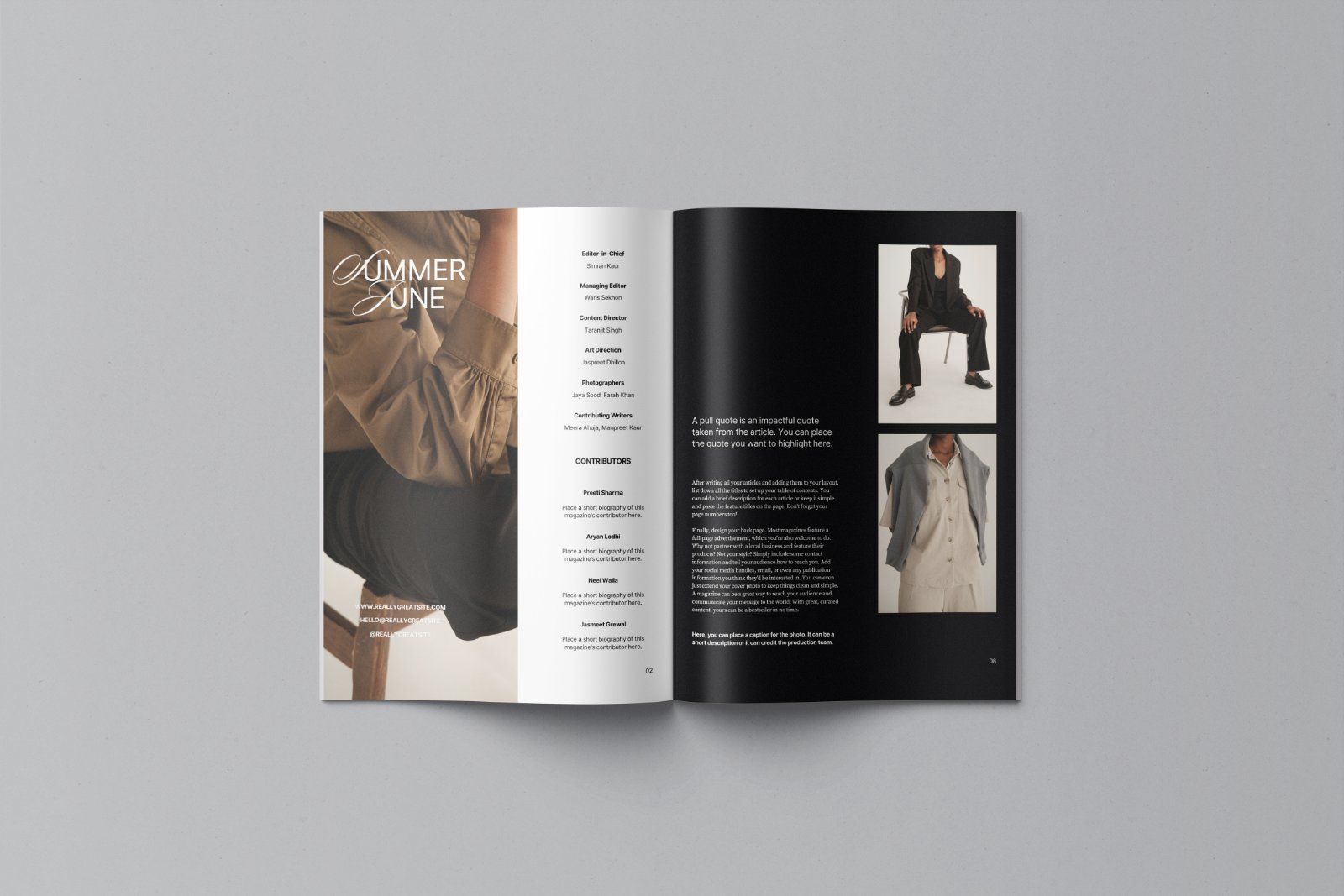 US Letter Magazine Mockup — image 4