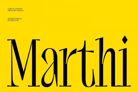 Marthi Display Serif Font