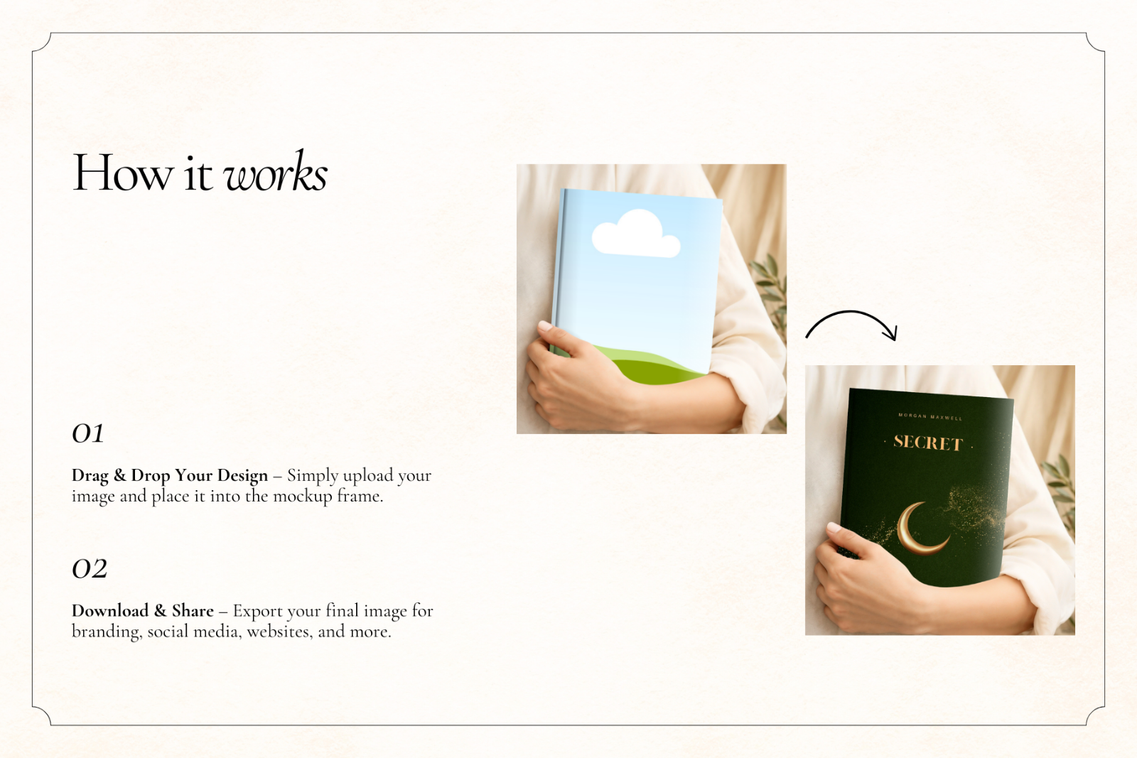 40 Editorial Book Cover Mockups for Canva — image 4