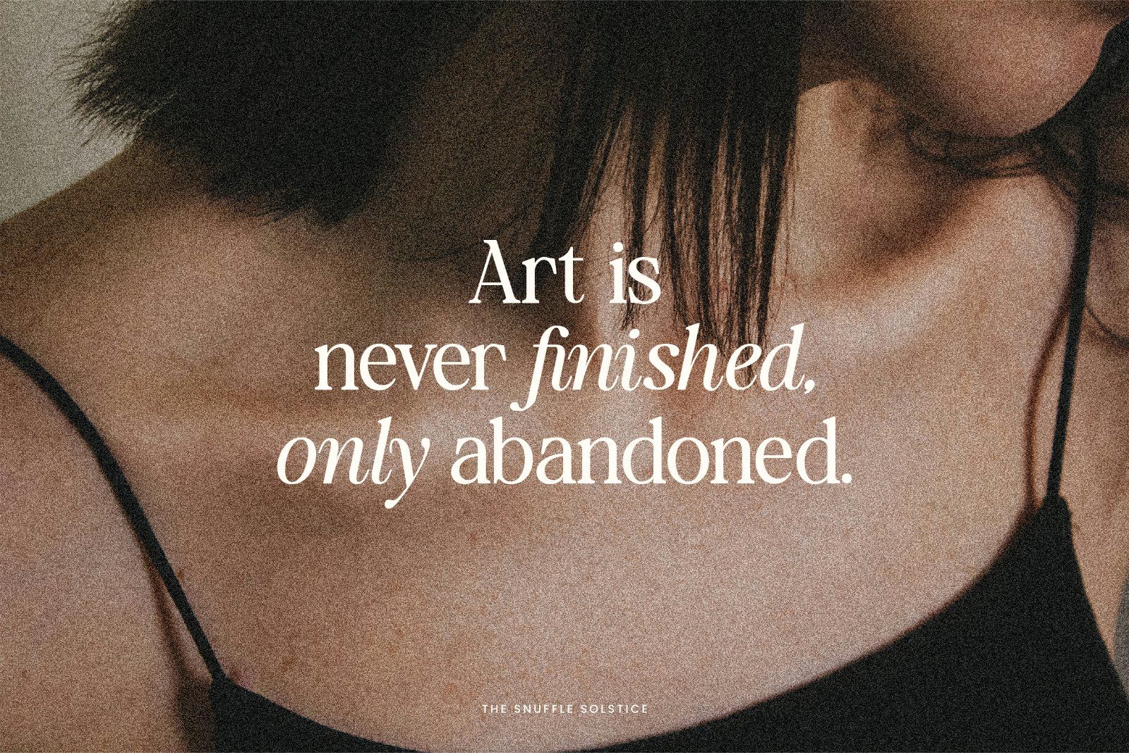 The Snuffle Solstice - Nostalgic Serif — image 4