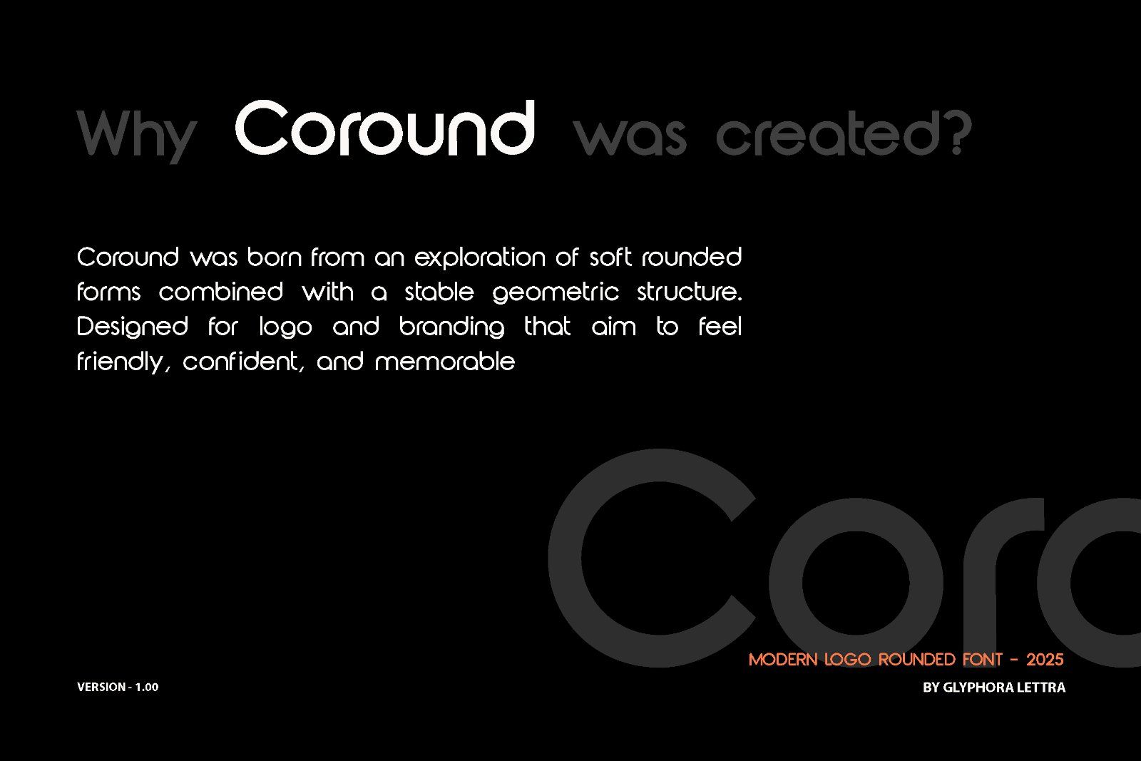 Coround -  Logo Font Family — image 3