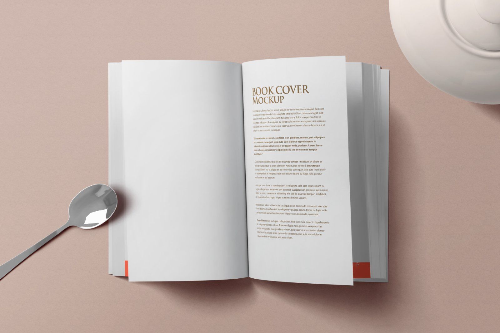 book cover mokup set 5 psd file — image 4