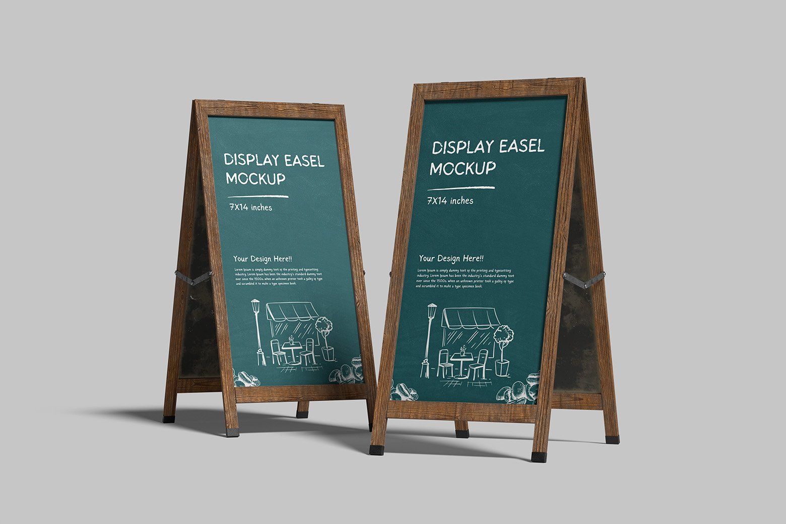 Display Easel Mockup — image 1