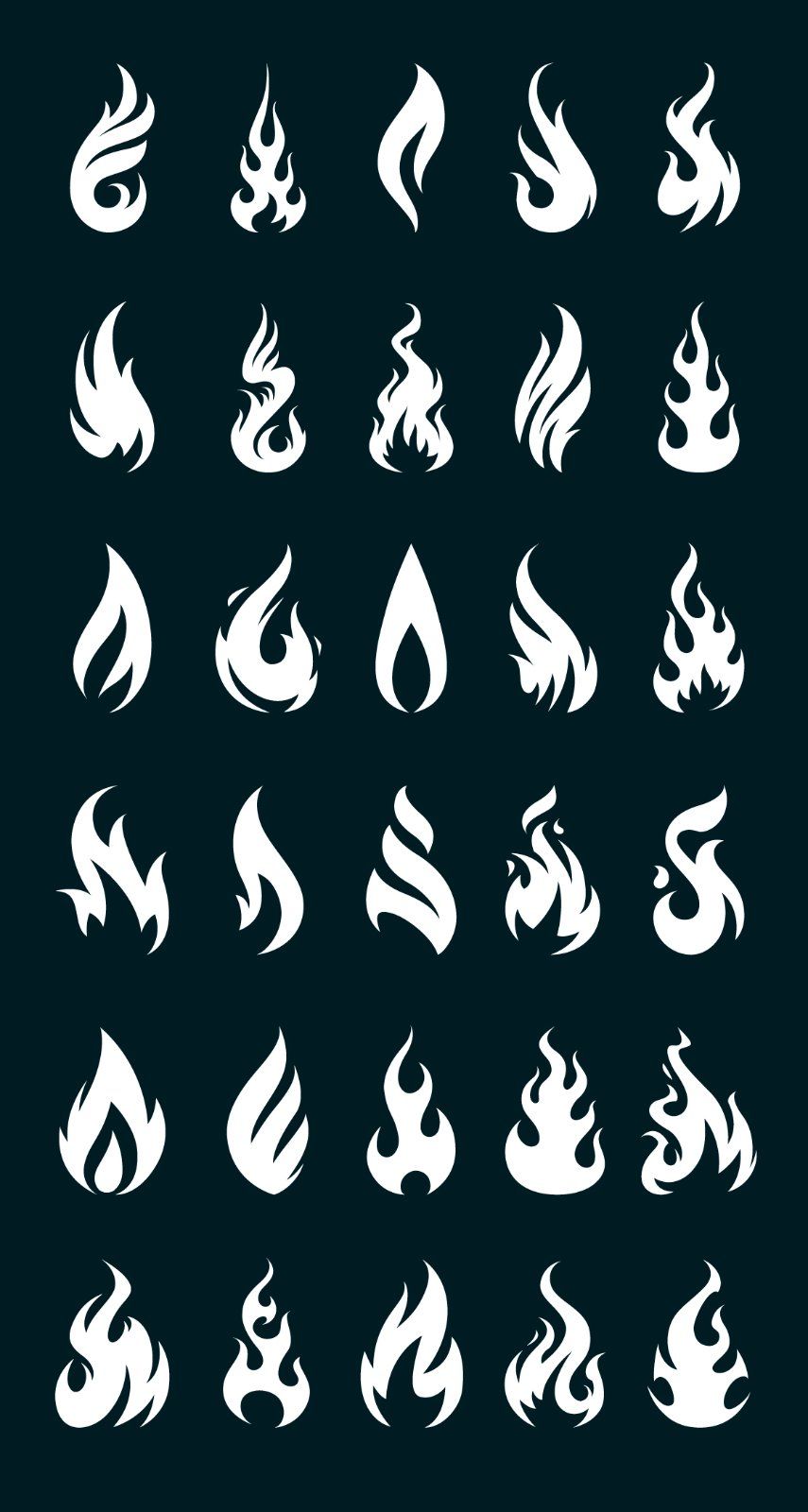 Vector Fire Icons — image 2