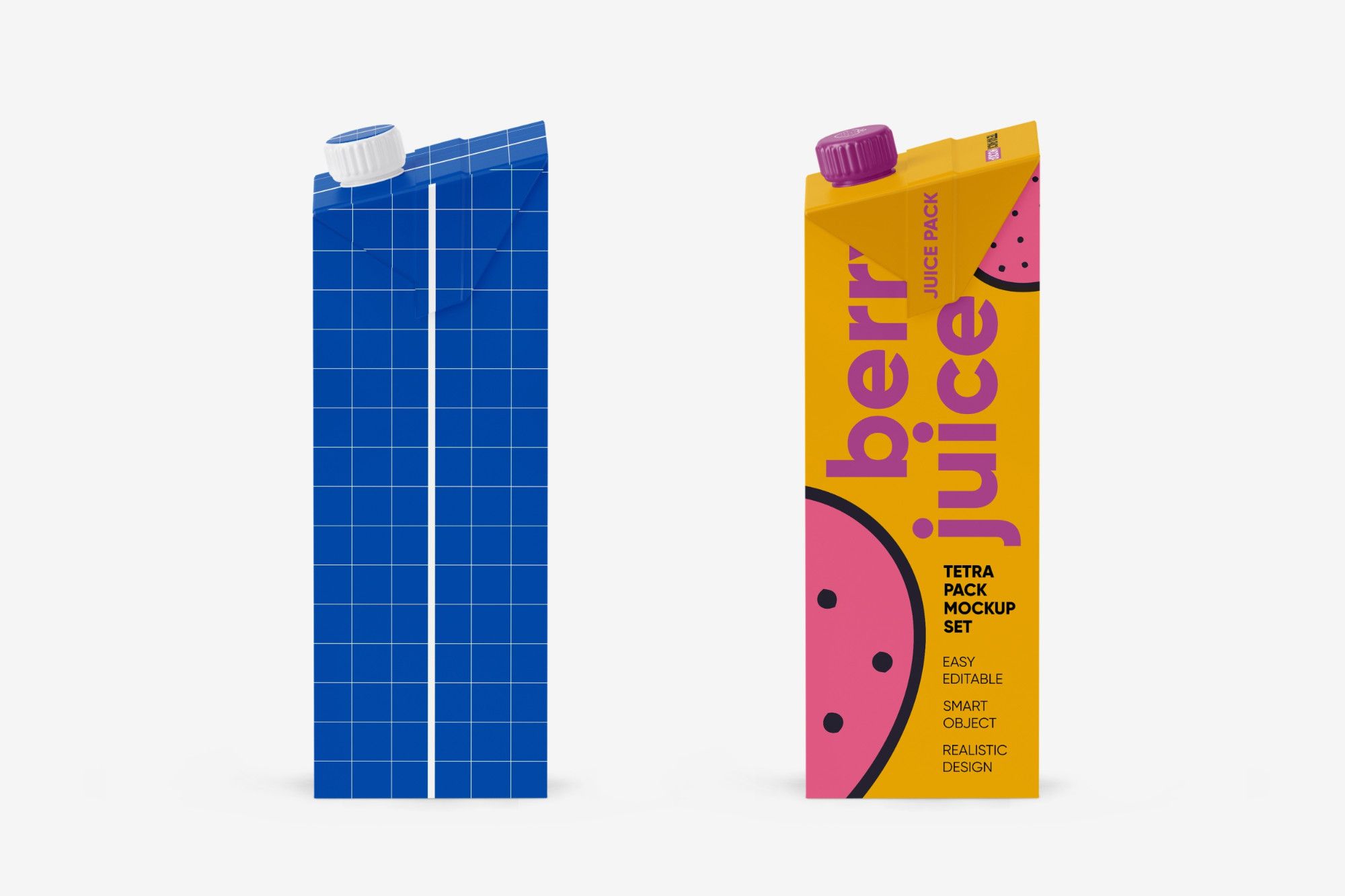 Tetra Pack Juice & Milk Box Mockup Set — image 5