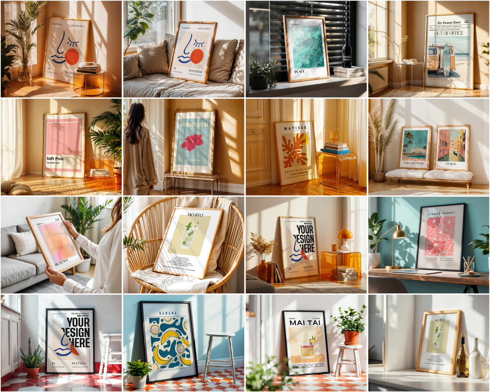 100+ Frame Mockup PSD Bundle Set — image 5
