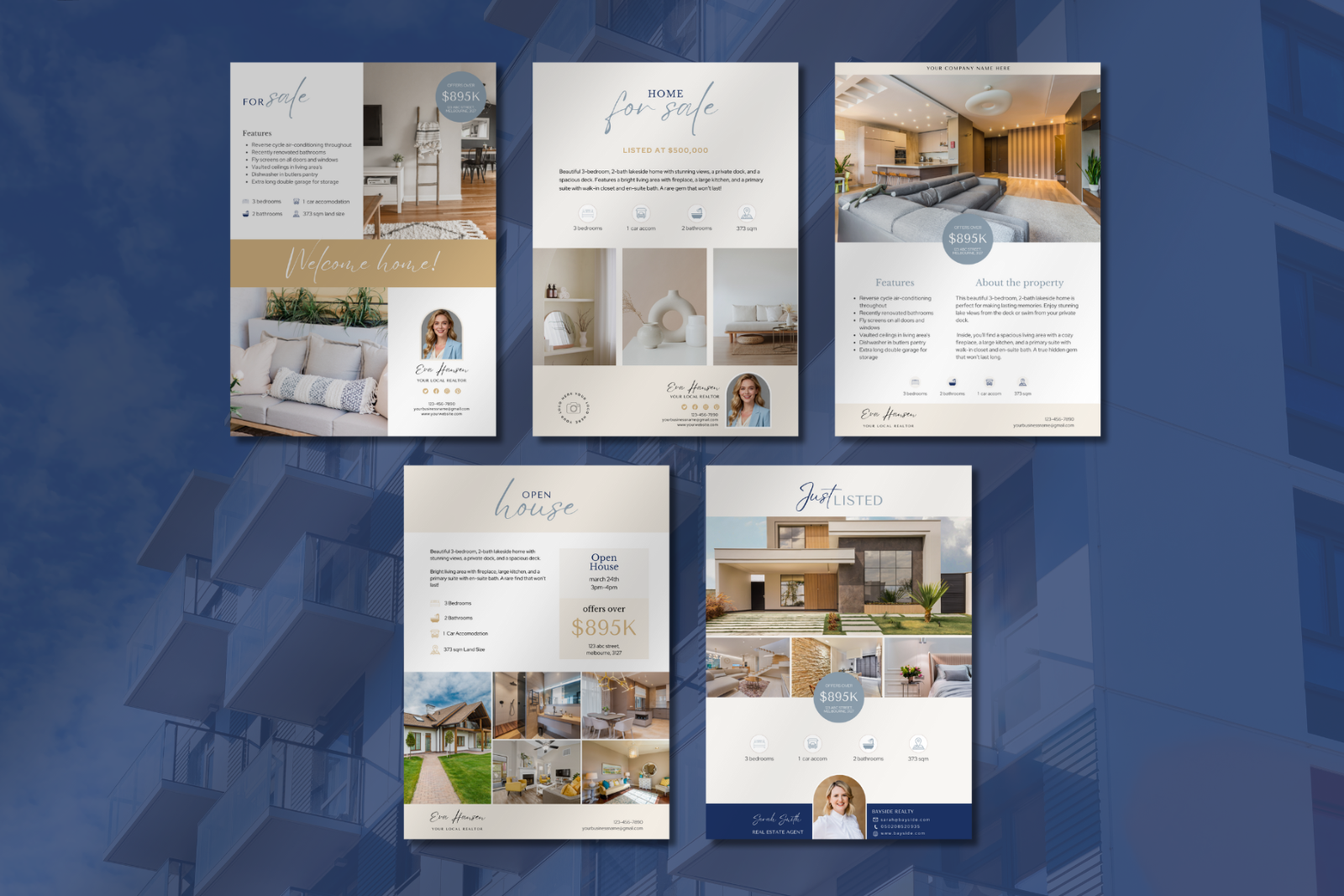 10 Real Estate Flyer Canva Templates — image 4