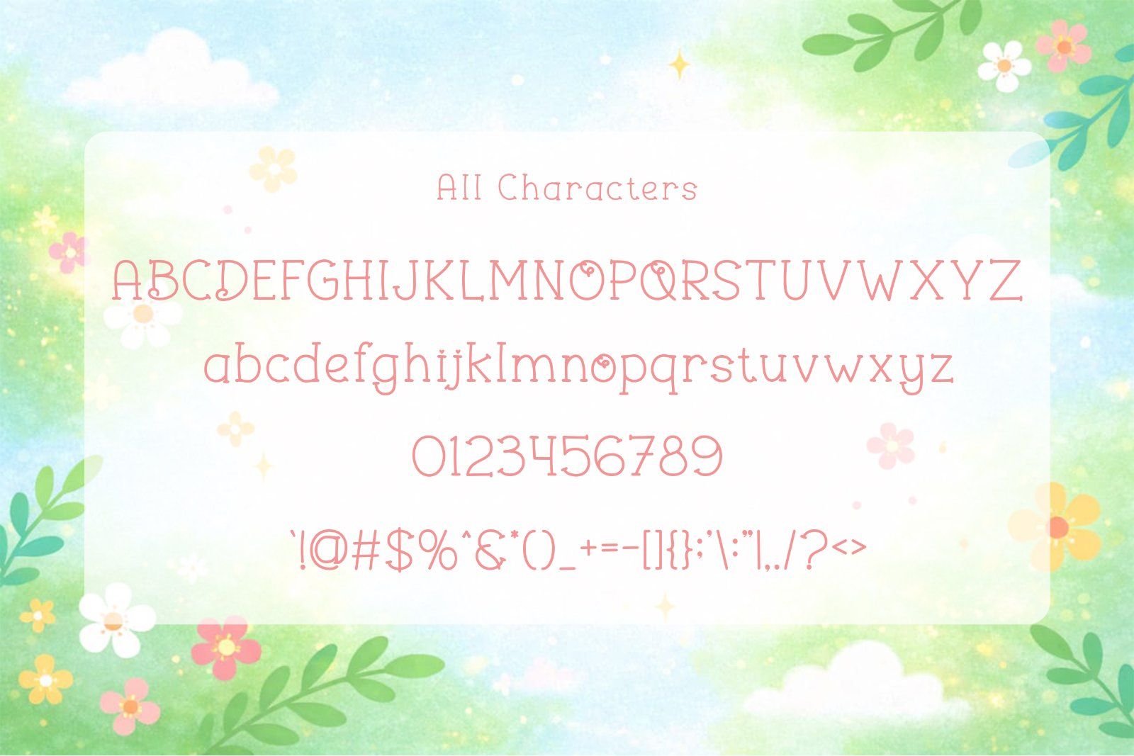 Dainty Hearts – Cute Handwritten Font with Whimsical Charm — image 4