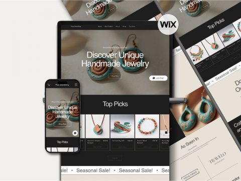 Jewelry Store Wix Website Template