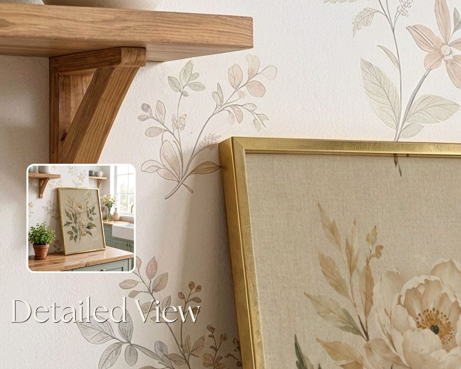 Kitchen Countertop glass reflection Frame Mockup — image 4
