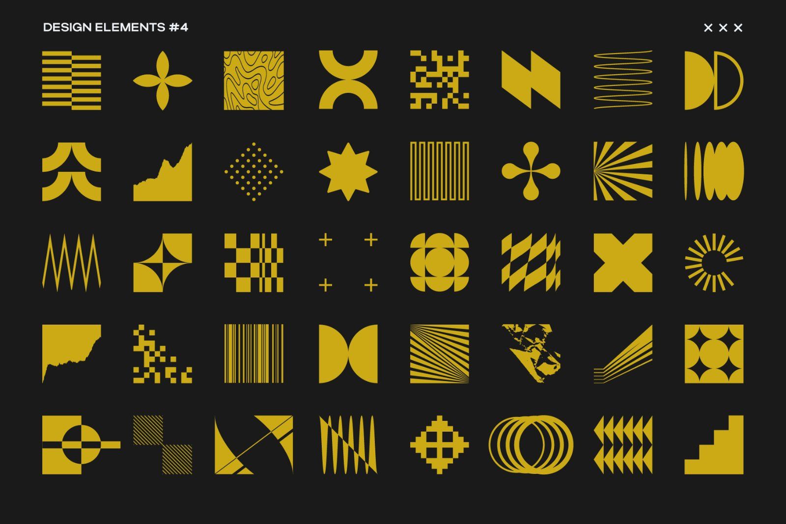 Brutalist Blocks Vector Pack — image 5