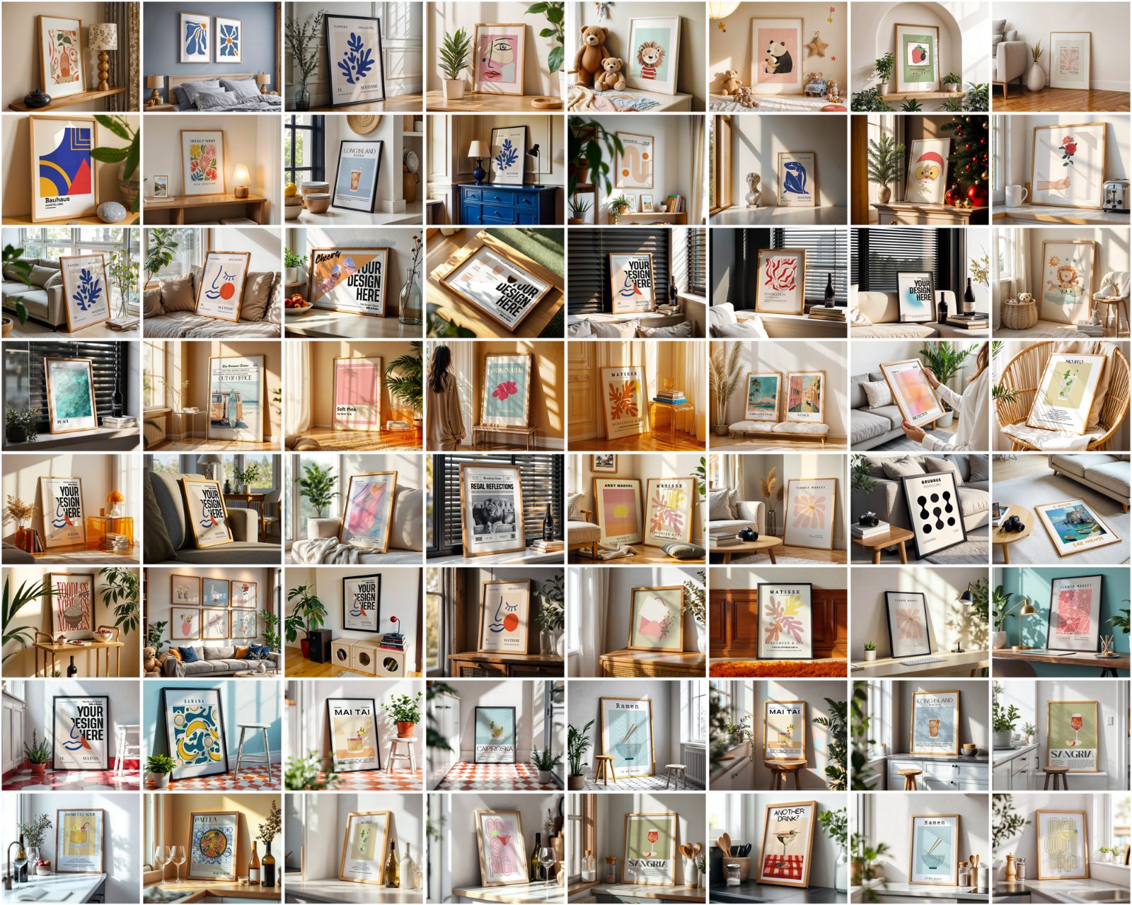200+ Frames Mockup PSD Bundle: Wall Art Mockups for Designers — image 5