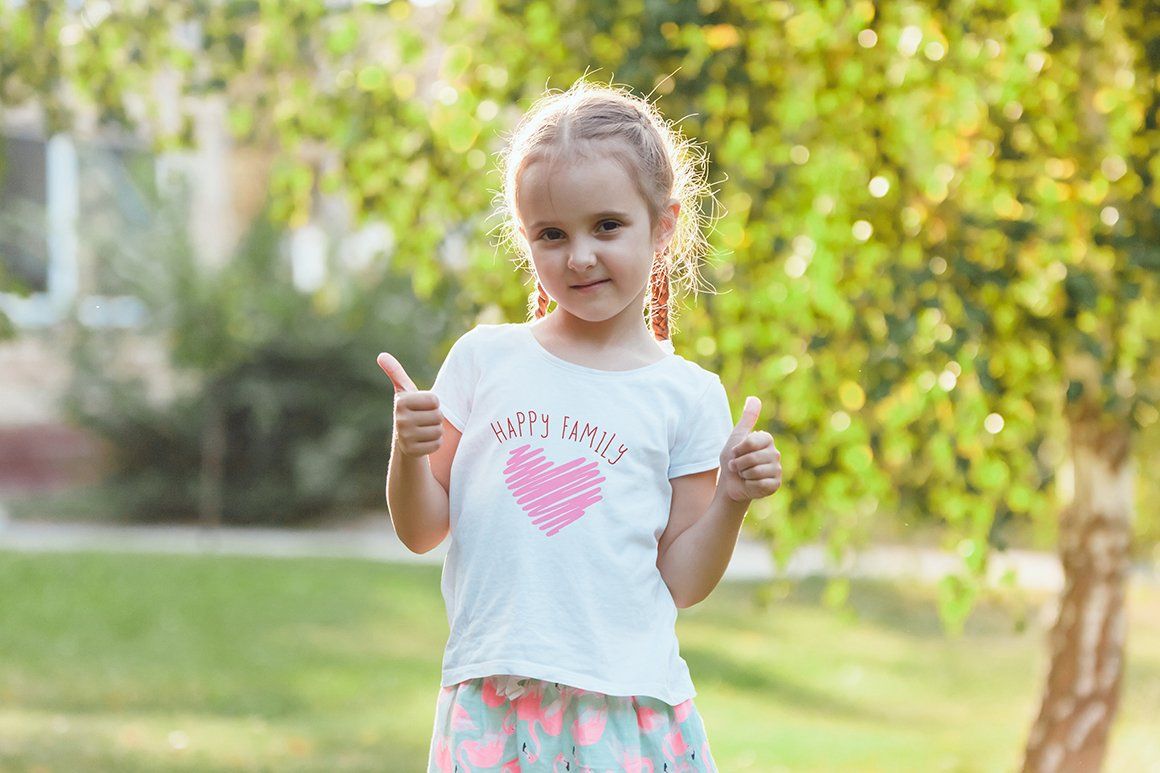 Happy Family T-Shirt Mock-Up — image 8
