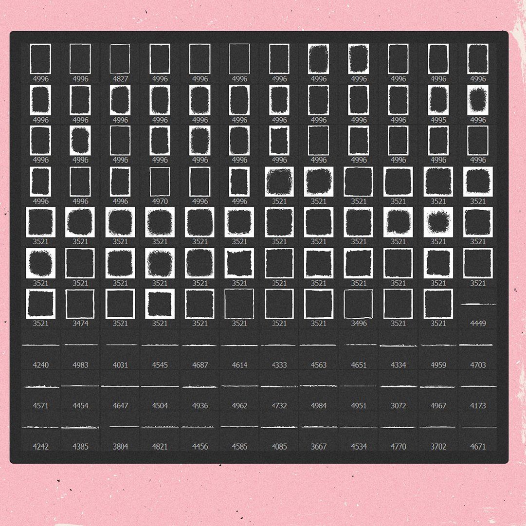120+ Grunge Frame & Border Photoshop Brushes, Grunge Brushes, Distressed Textures, Grunge Background — image 2