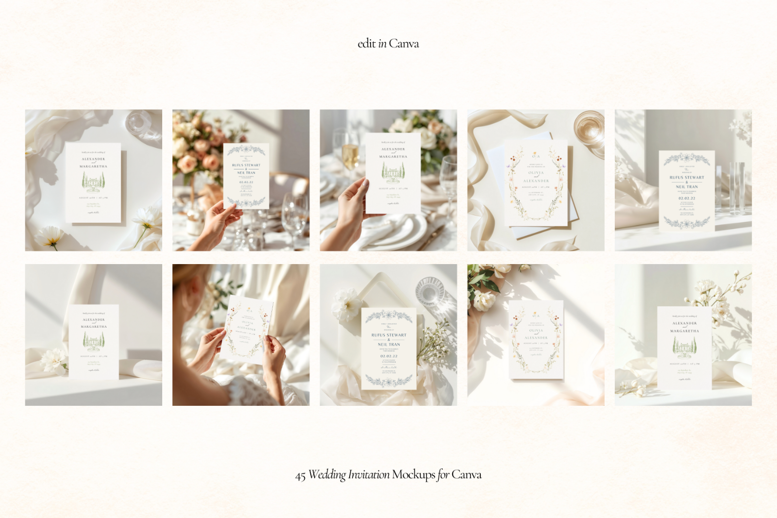 Wedding Invitation Canva Mockups — image 5
