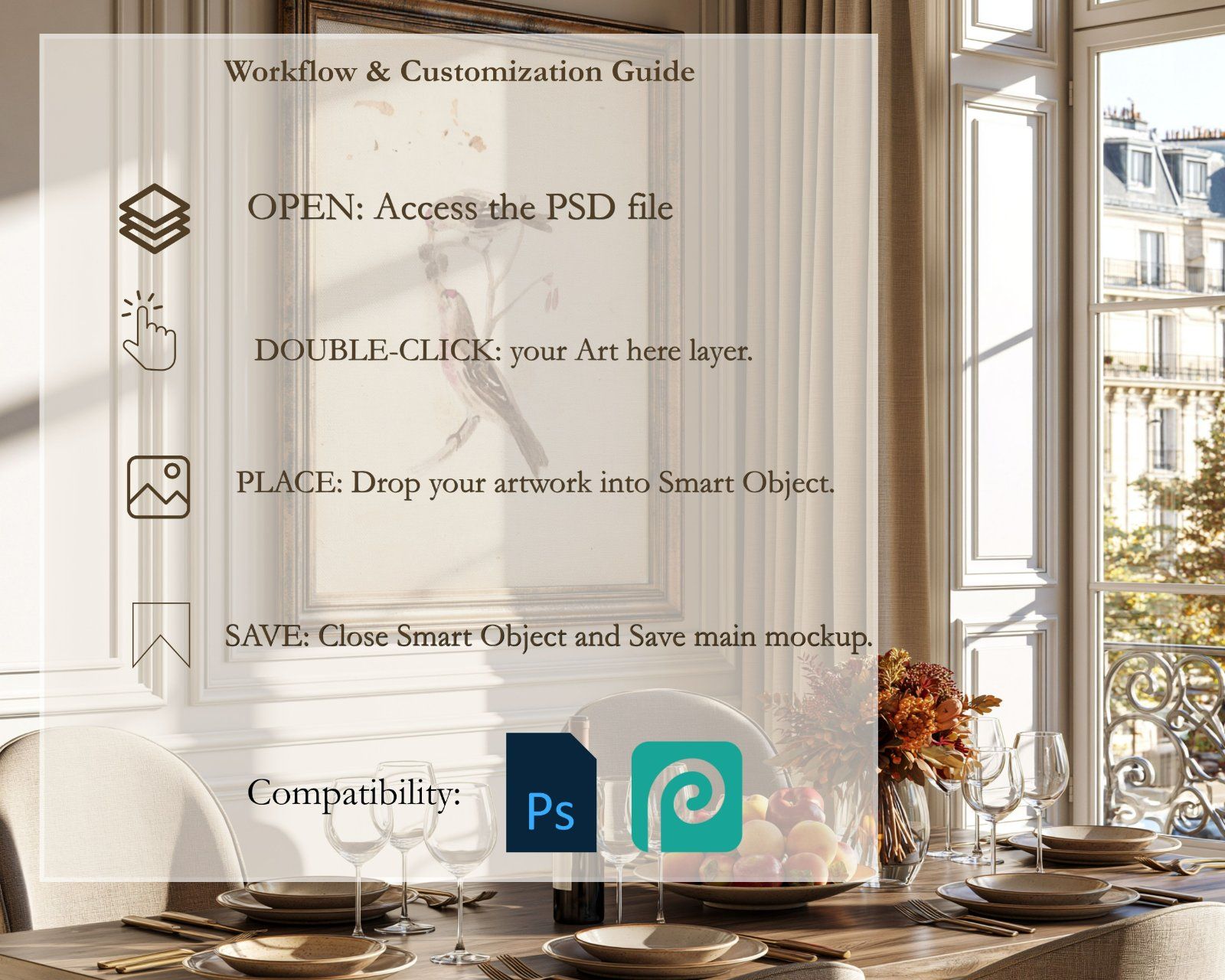 4x5 Wall Frame Mockup | Vertical Art Display — image 5