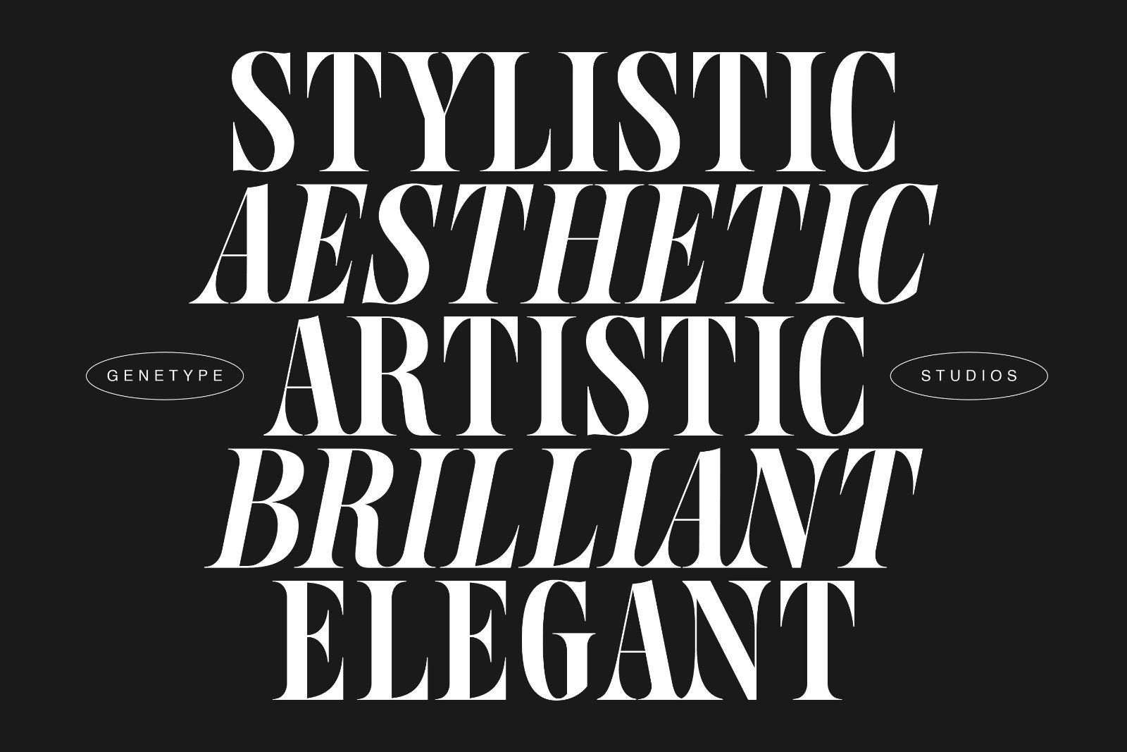 Phosery Display Serif&nbsp;Typeface — image 5
