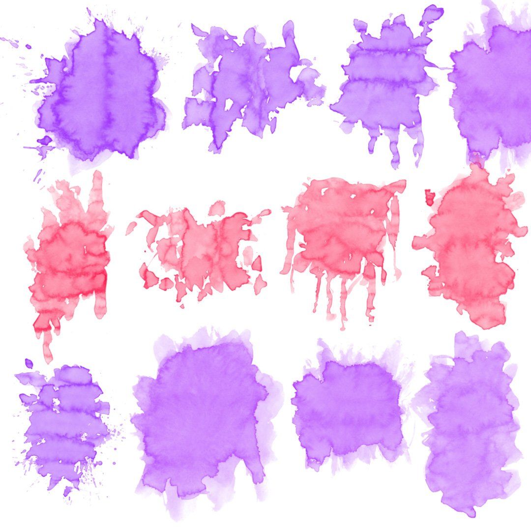 100 Realistic Watercolor Photoshop Brushes - Watercolor Brushes Download - Watercolor Photoshop — image 5
