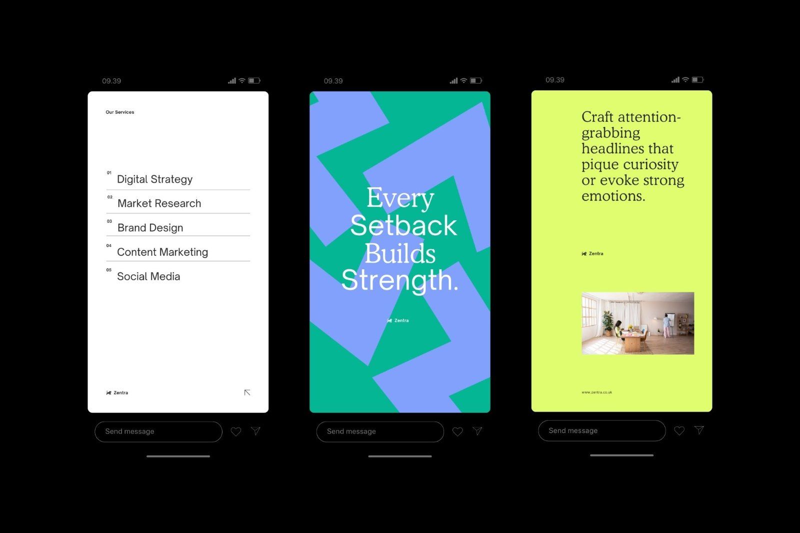 Zentra - Canva Business Social Media Pack — image 5