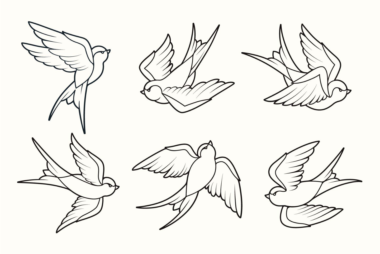 Old School Tattoo Birds — image 5
