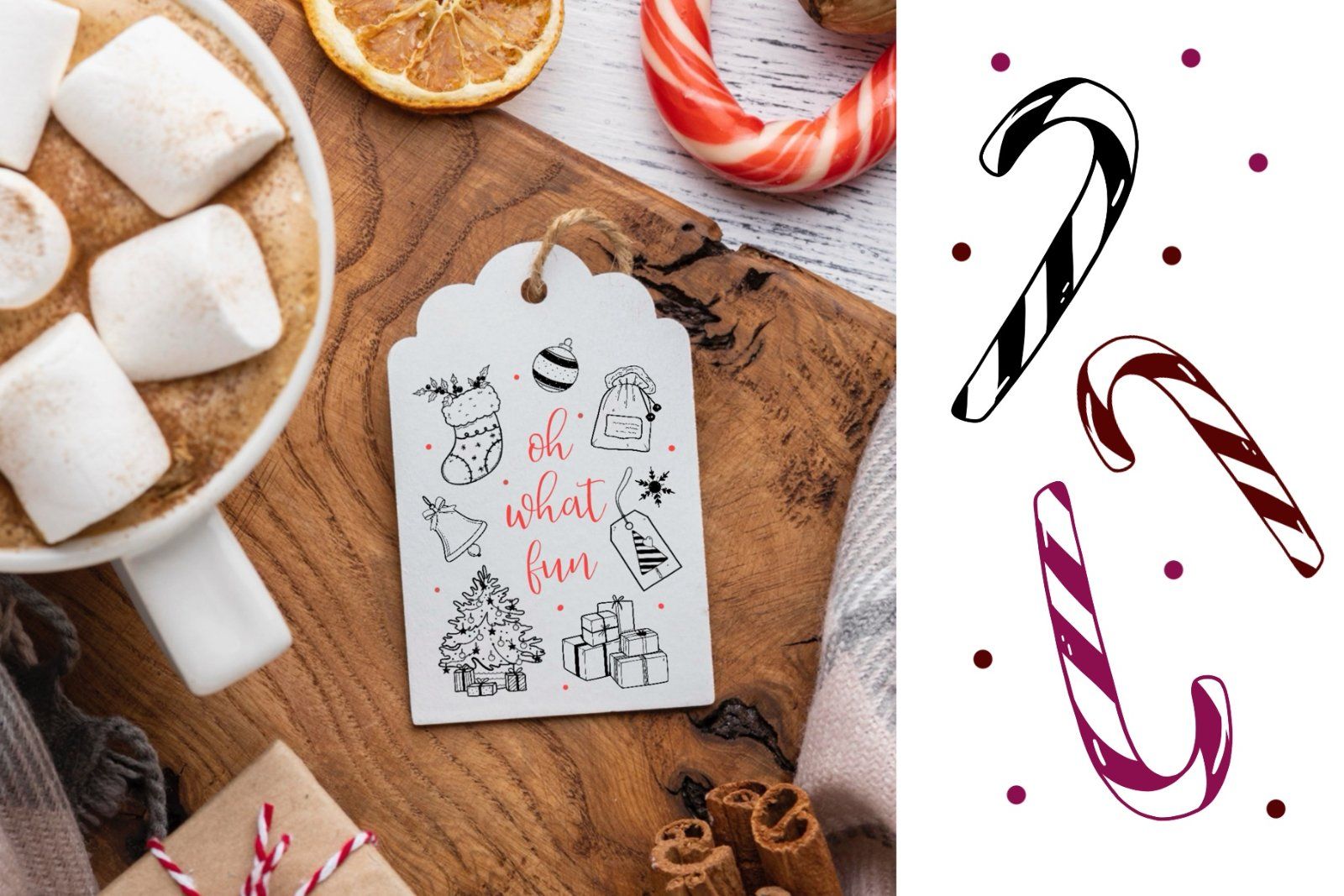 Hand drawn whimsical Christmas — image 4