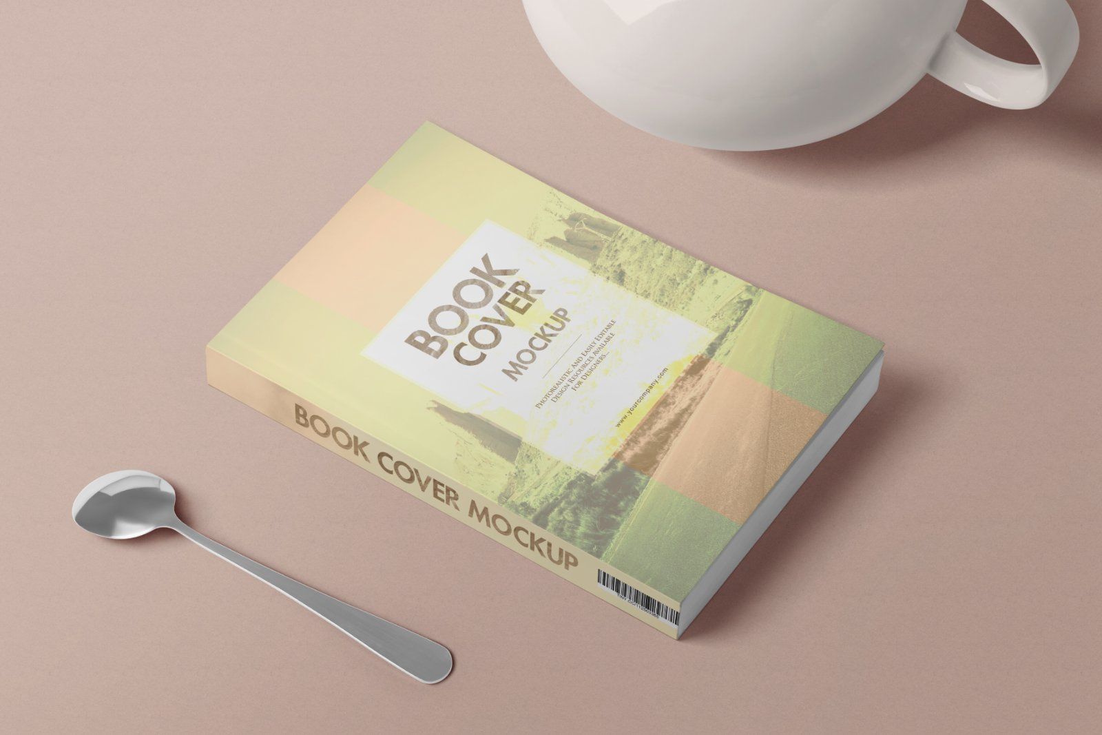book cover mokup set 5 psd file — image 5