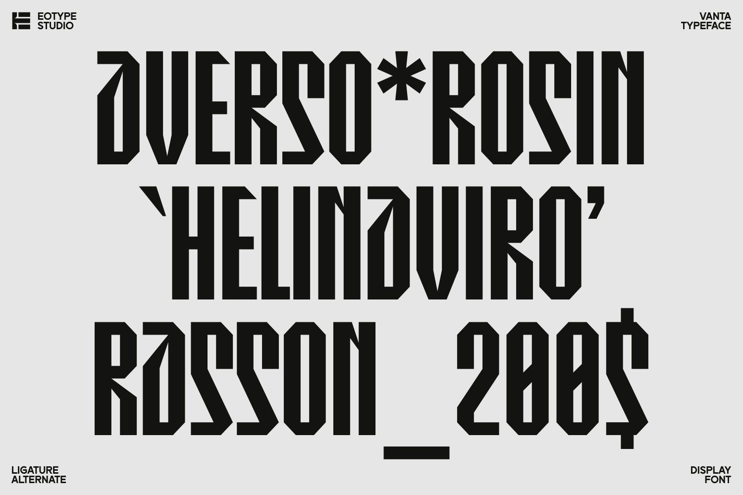 Vanta Typeface — image 5