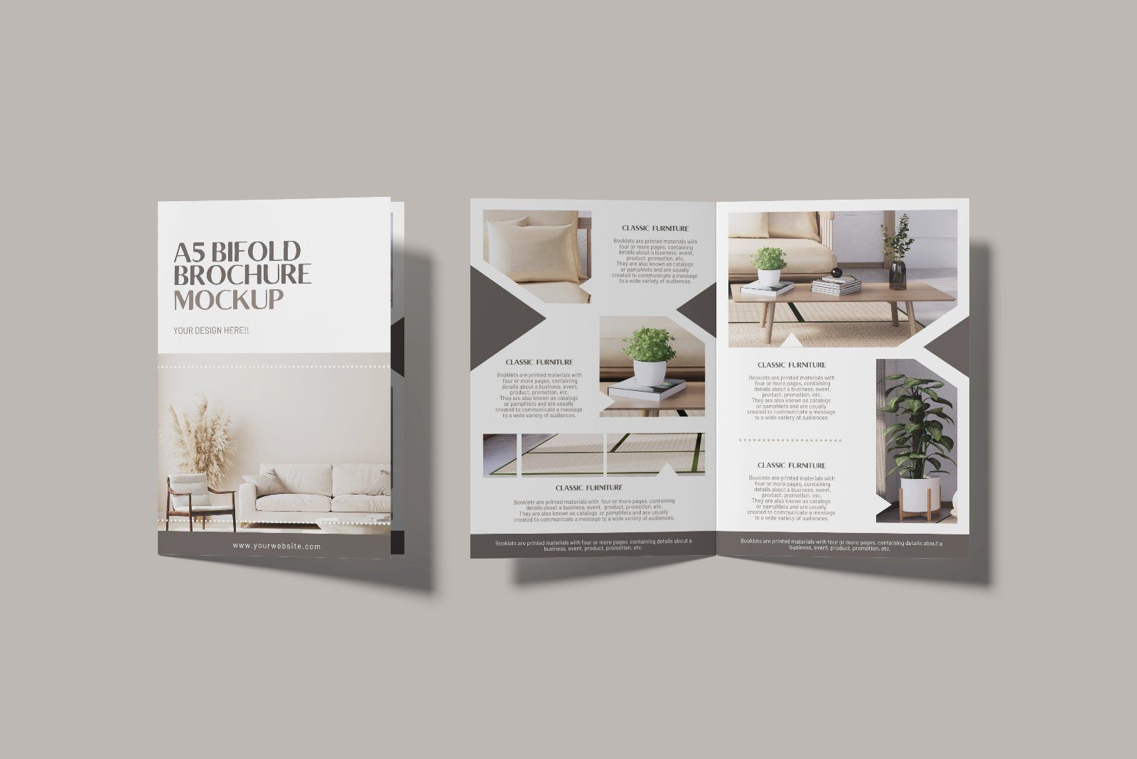 A5 Bifold Brochure Mockup — image 5