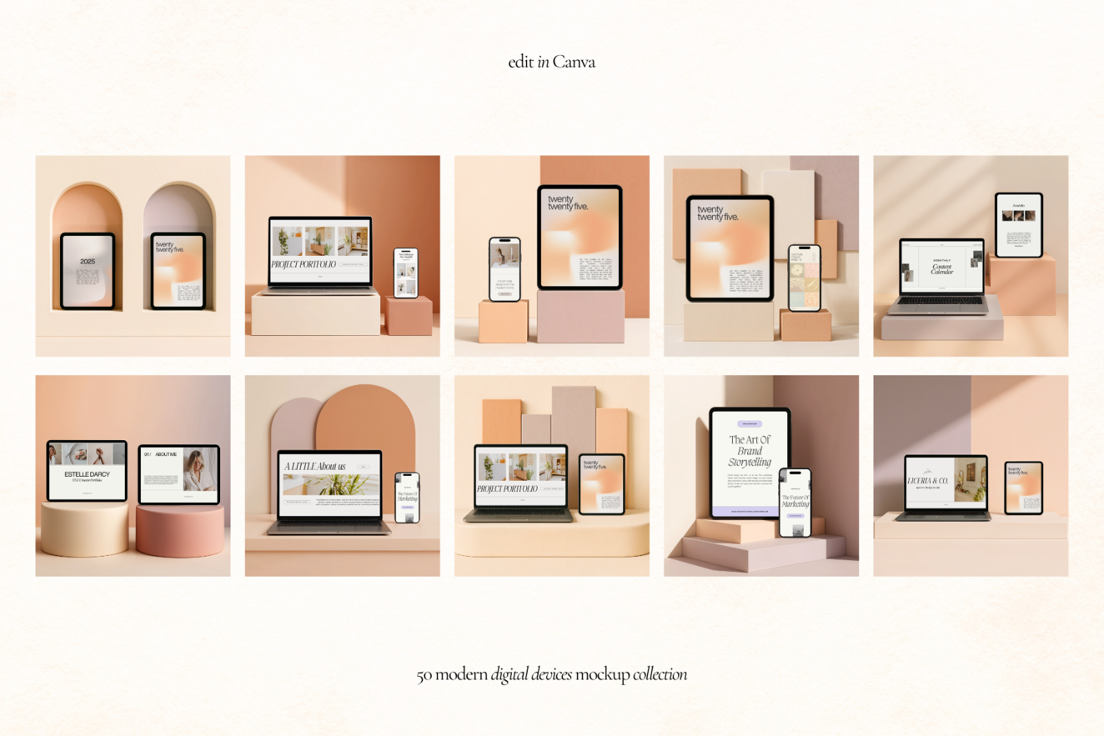50 Digital Devices Canva Mockups — image 5