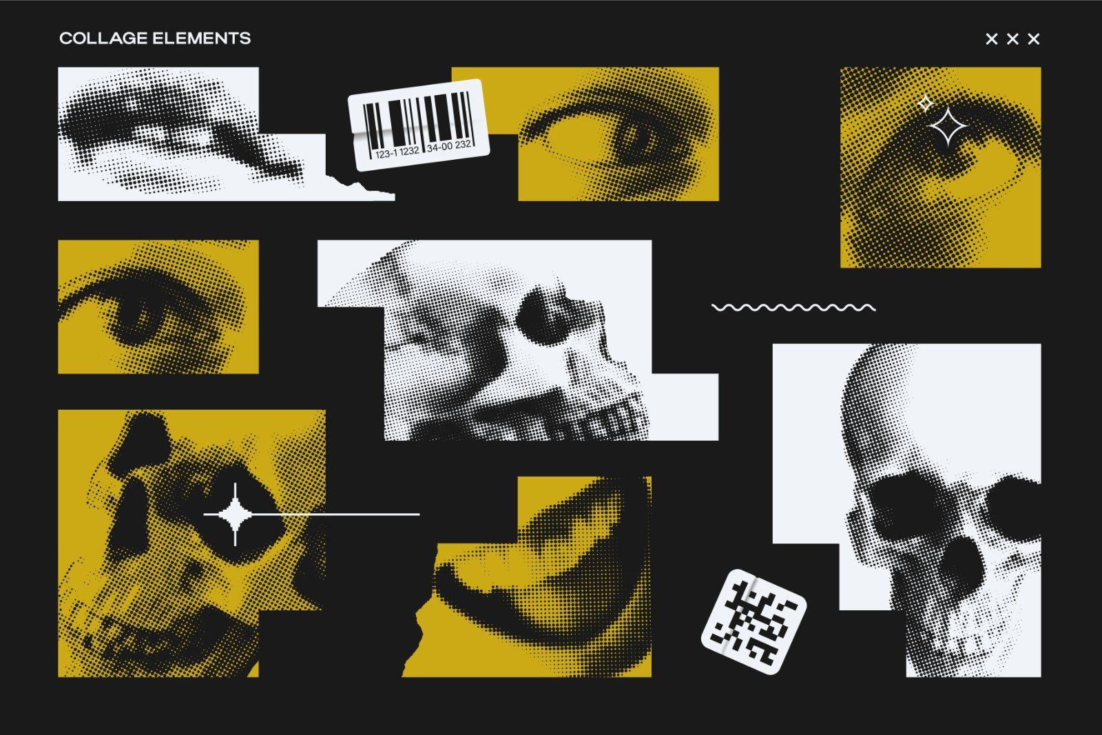 Brutalist Blocks Vector Pack — image 6