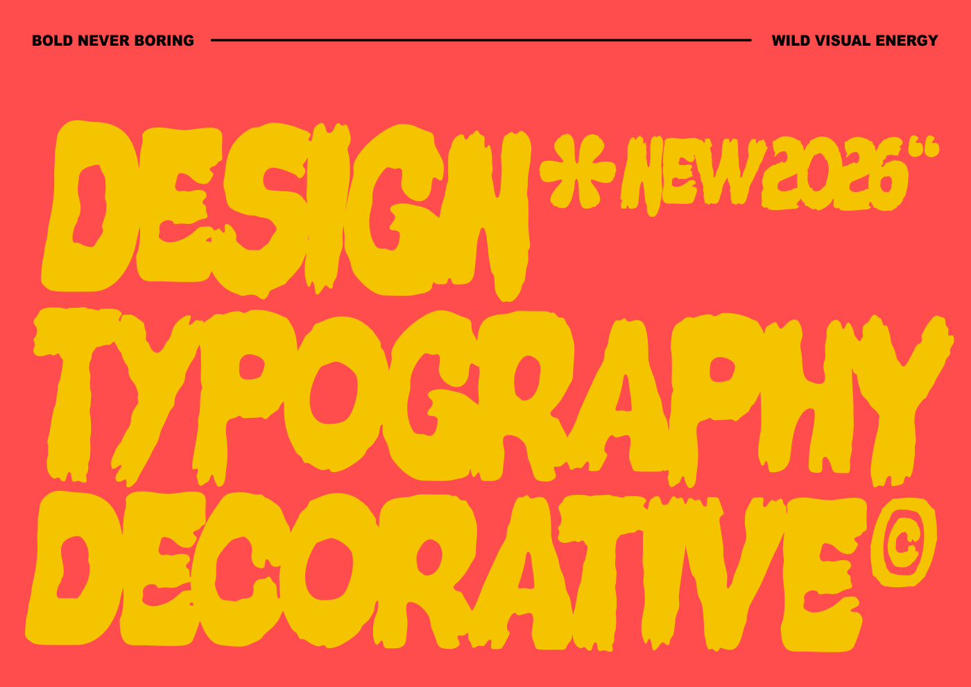 Secoy Xecore - Font Decorative Display Bold — image 5