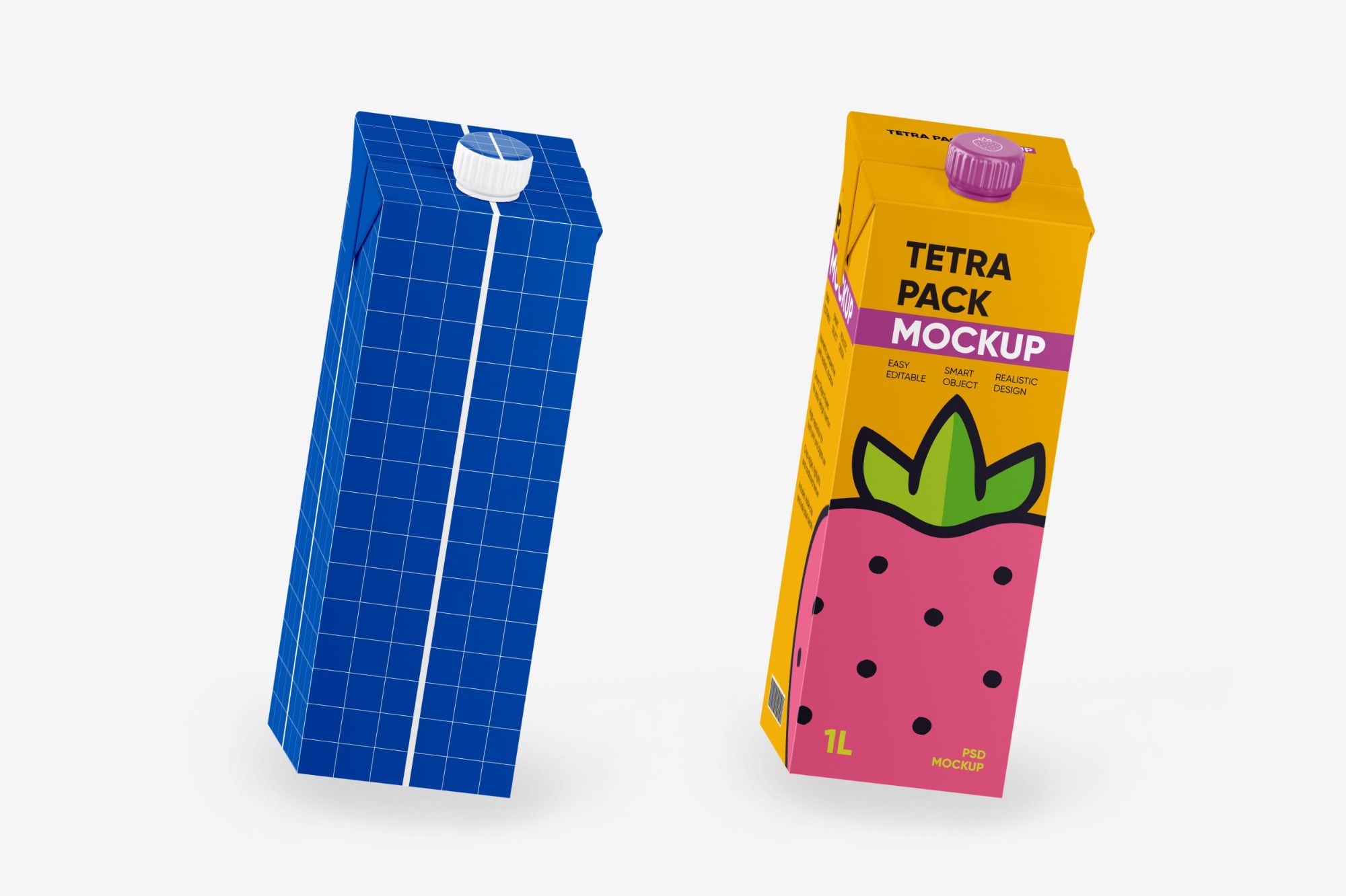Tetra Pack Juice & Milk Box Mockup Set — image 6