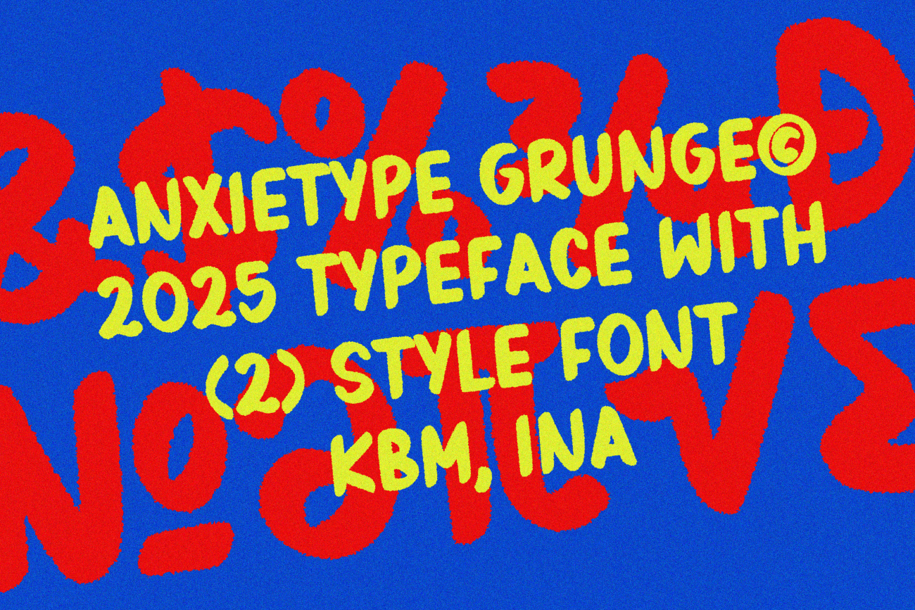 Anxietype Grunge - Brush Display — image 5