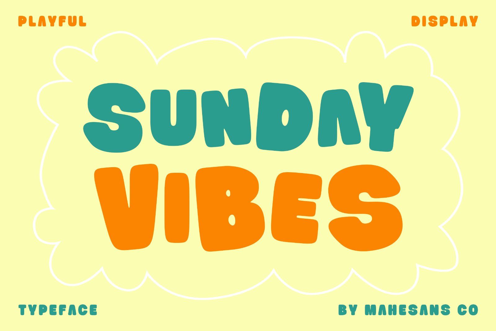 Bubble Gummy | Playful Display Font — image 4