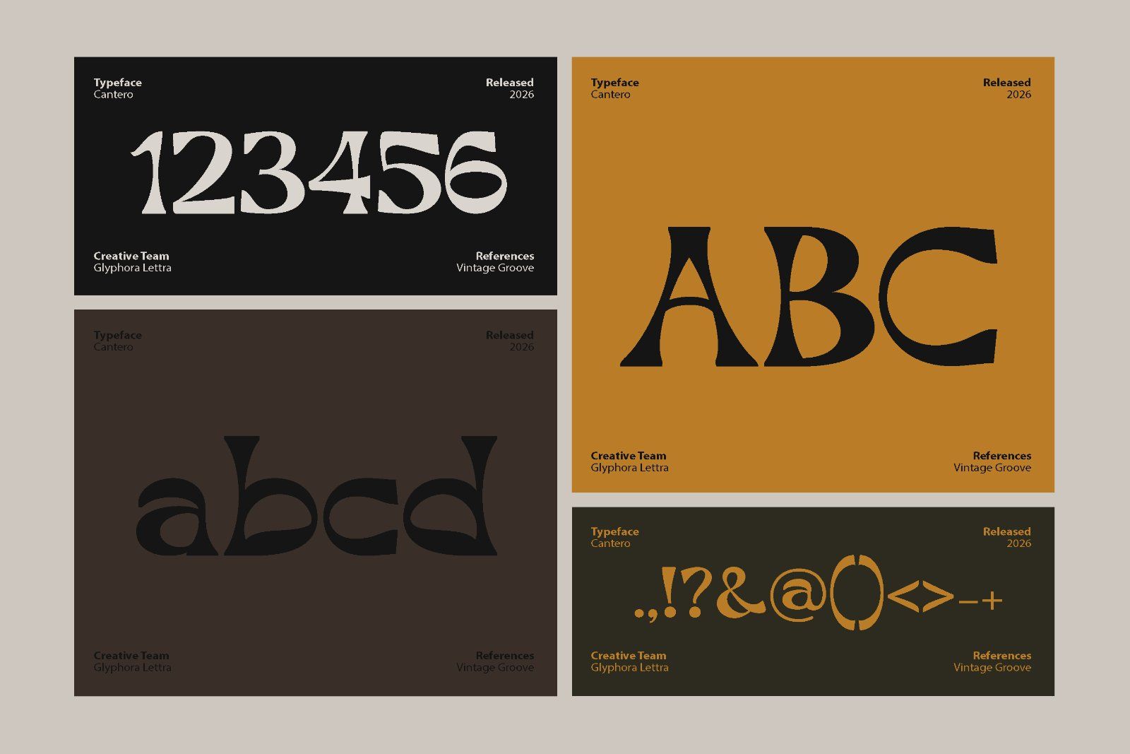 Cantero - Retro Serif Font — image 6