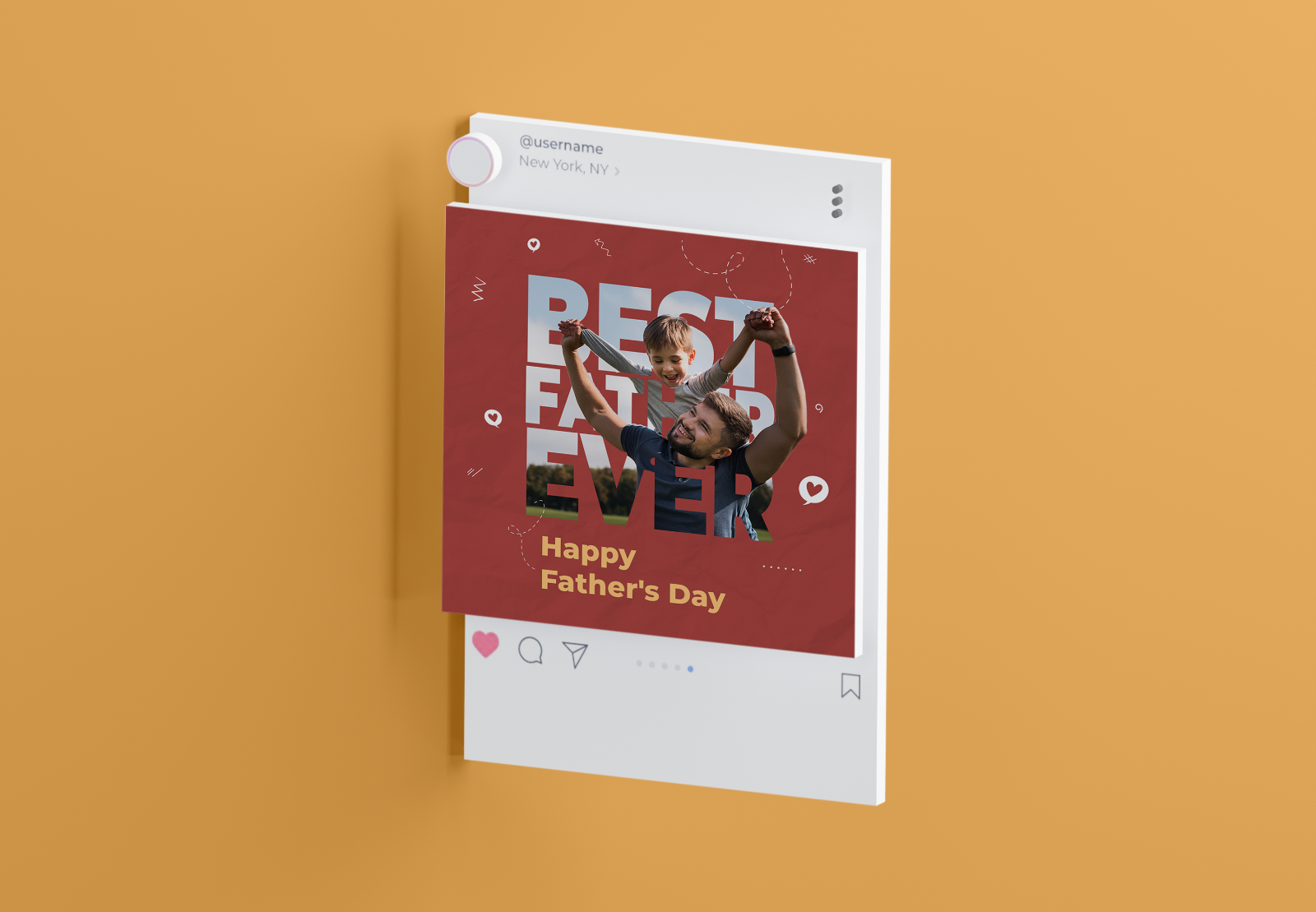 Fathers Day Social Media Template-22-058 — image 1