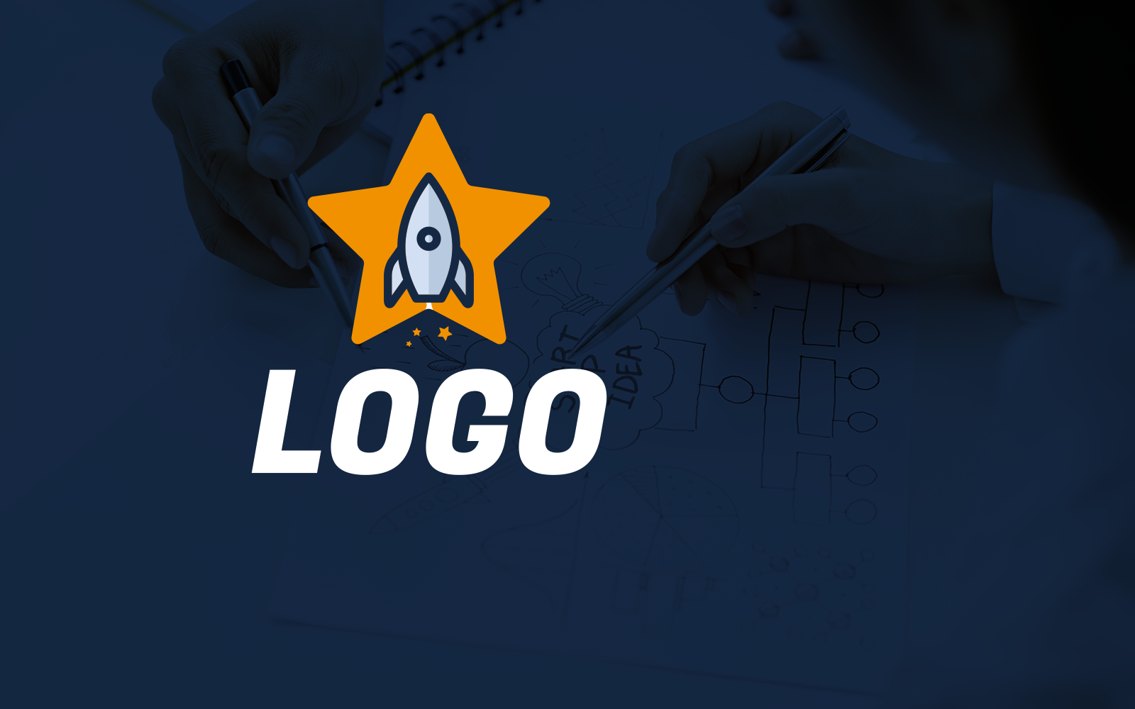 Rocket-Startup Logo Template-02-22 — image 2