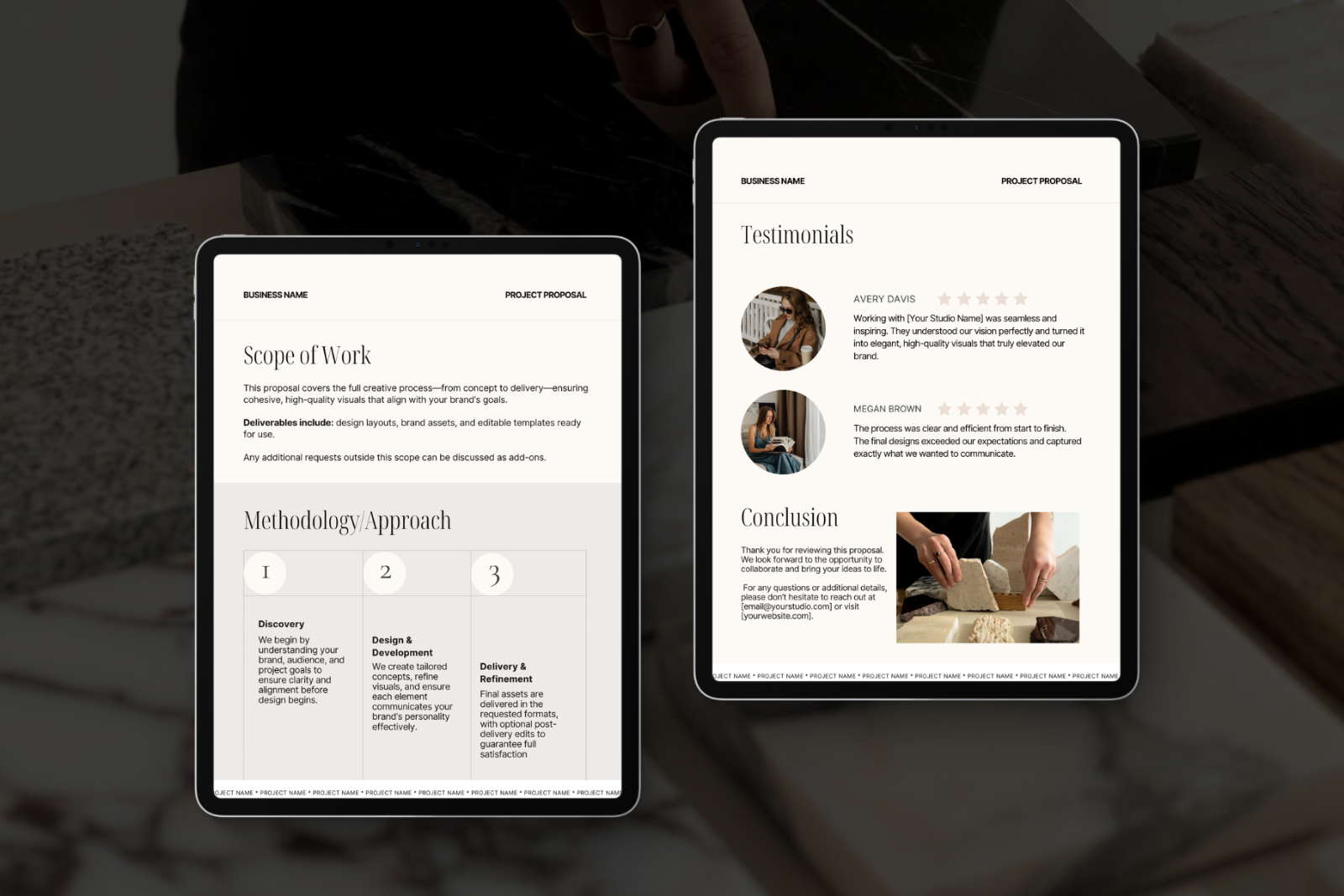 Project Proposal Canva Template — image 6