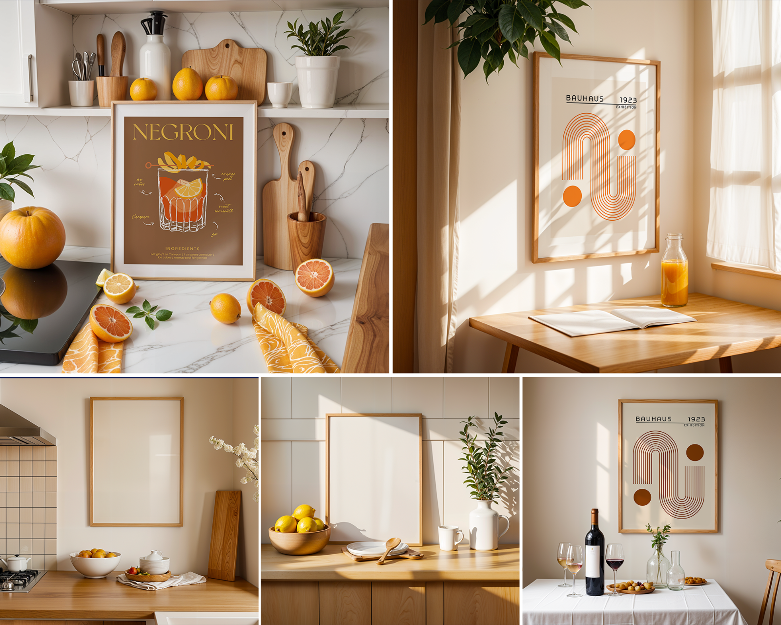 35 Kitchen Frames Mockup PSD Bundle — image 5