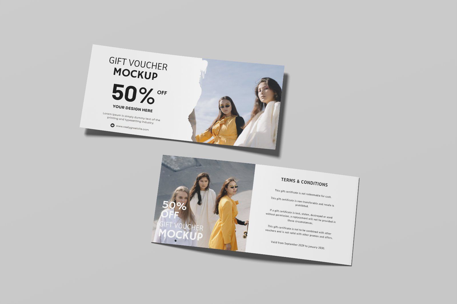 Gift Voucher Mockup — image 6
