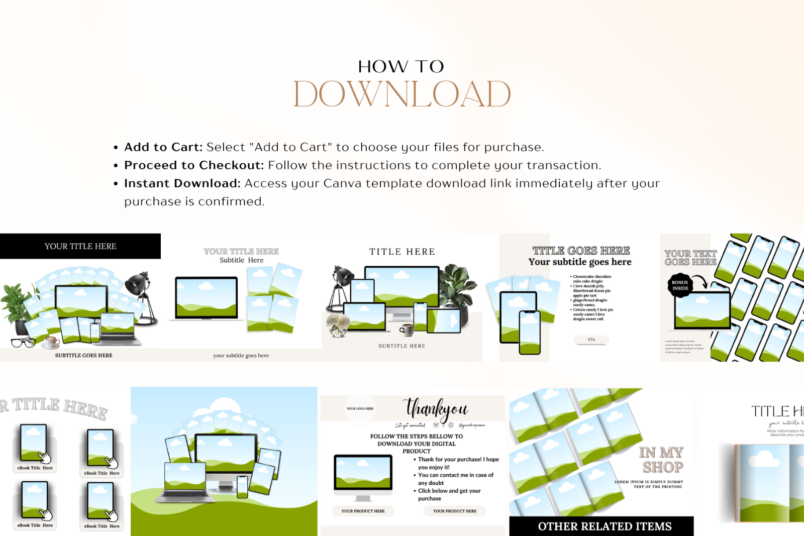 Digital Listing Mockup Templates — image 6