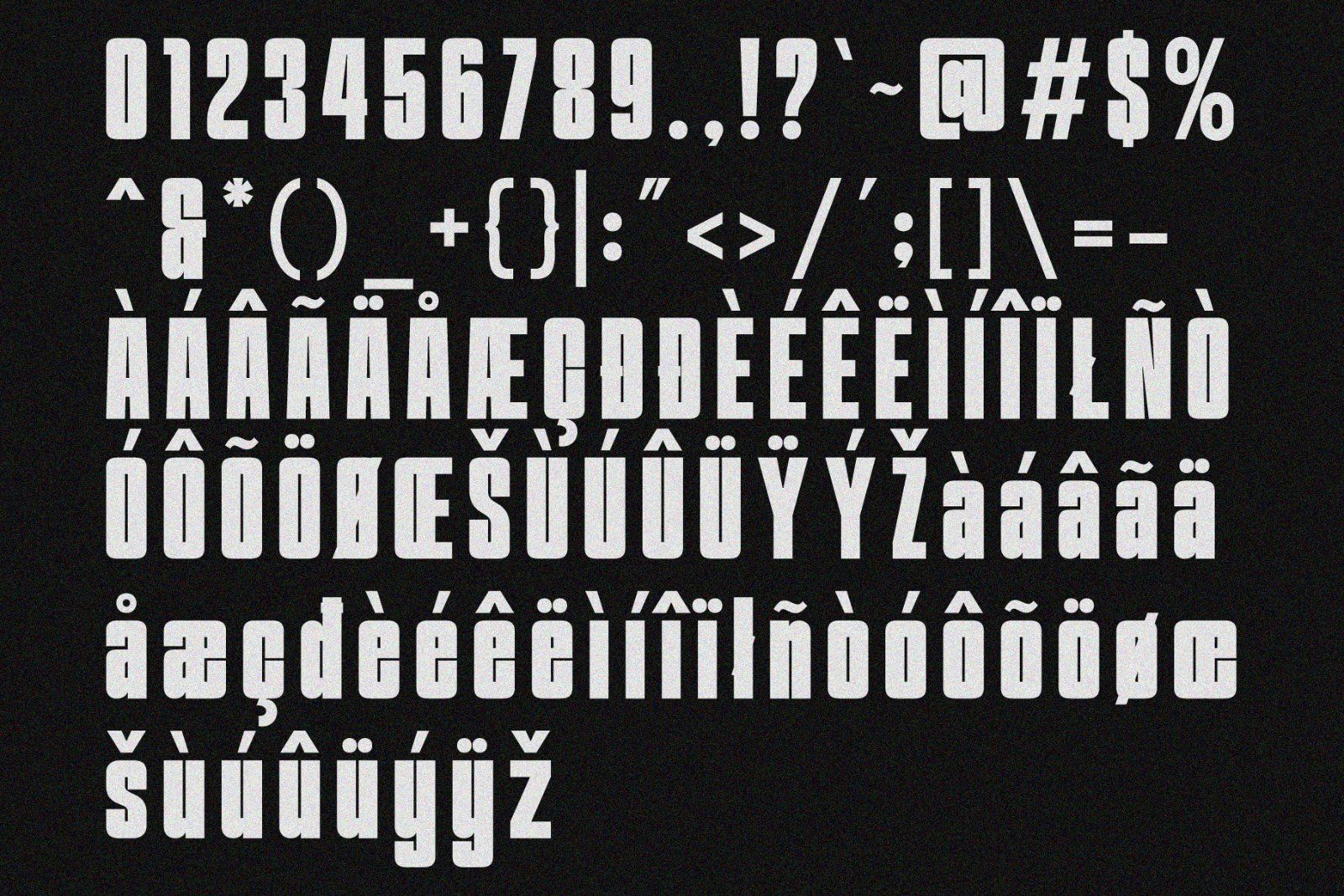 Hightone | Condensed Duo Font — image 9