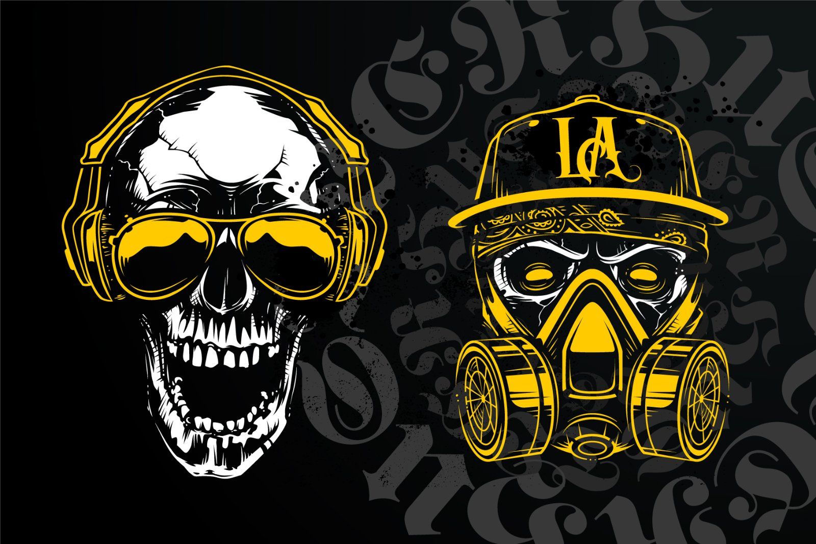 Hustler Skull Vector Art — image 6