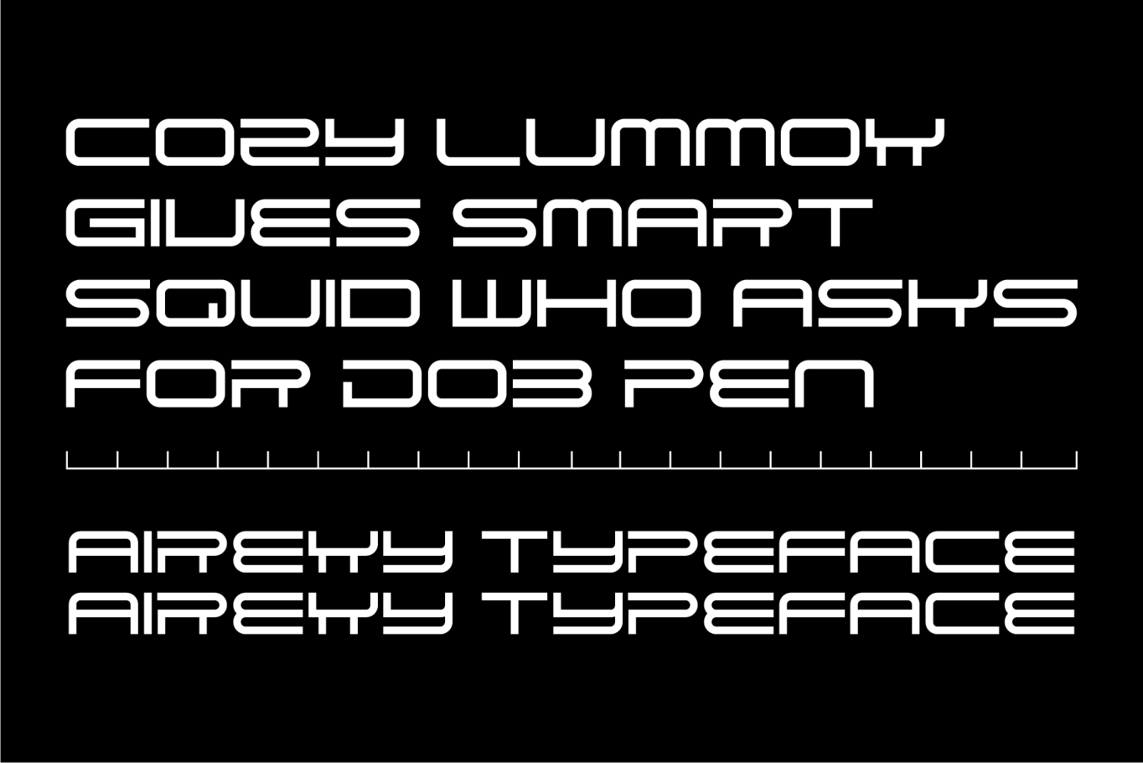 Airexy - Futuristic Display Font — image 6