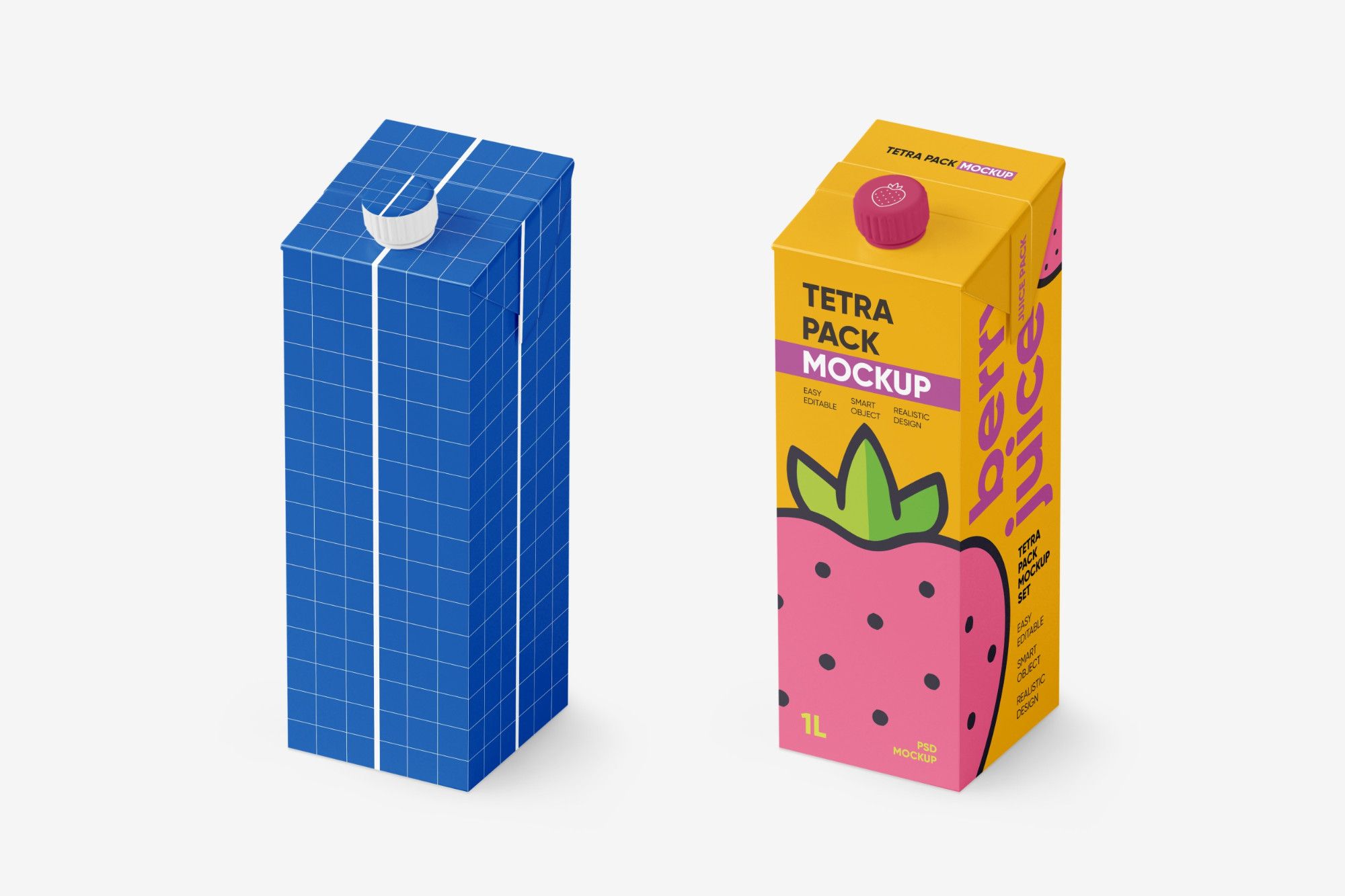 Tetra Pack Juice & Milk Box Mockup Set — image 7