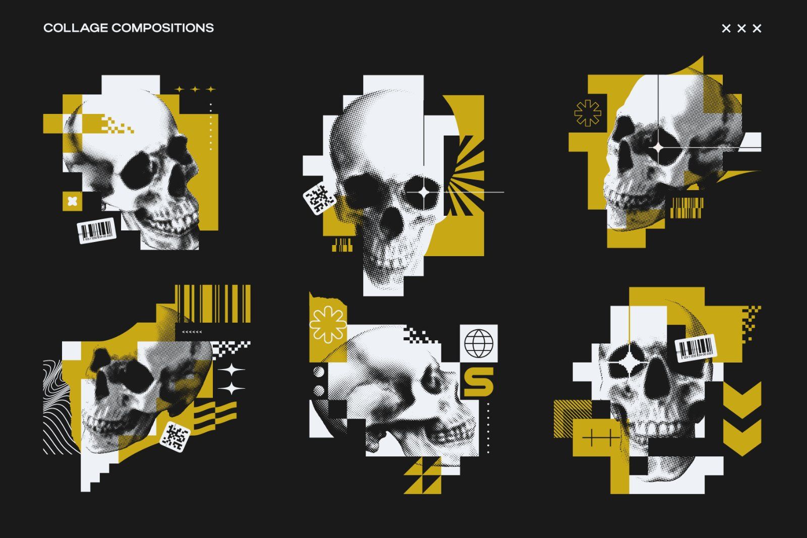 Brutalist Blocks Vector Pack — image 7