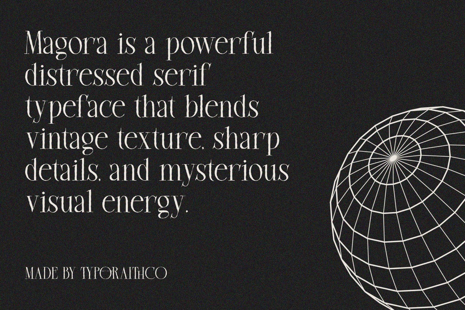 Magora | Modern Distressed Serif — image 10