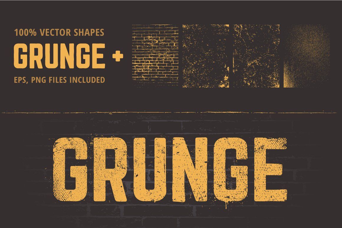 Grunge Textures Vector Pack — image 6
