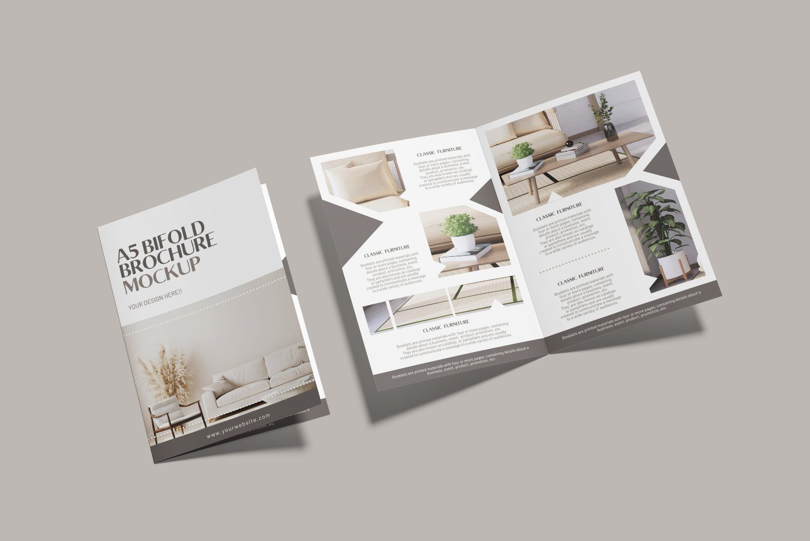 A5 Bifold Brochure Mockup — image 6